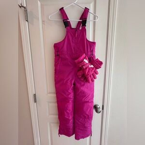 LIKE NEW Ixtreme Pink Snow Bib